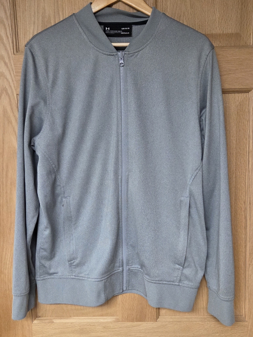 Under Armour Men’s Grey Full-Zip Lightweight Jacket Large